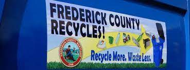 Frederick County recycling truck